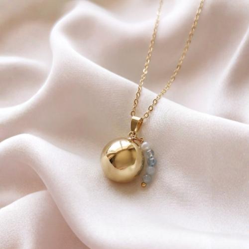 Bola de Grossesse Or Aigue Marine