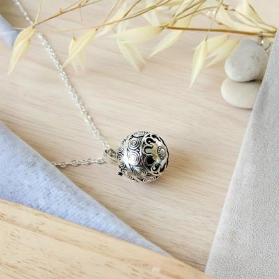 Bola de grossesse Argent - Arabesques - Iris