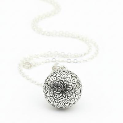 Collier Bola de Grossesse Argent Eva - loupita