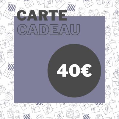 Carte Cadeau 40