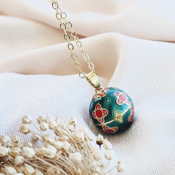 Collier Bola de Grossesse Or Jade 2 - Loupita