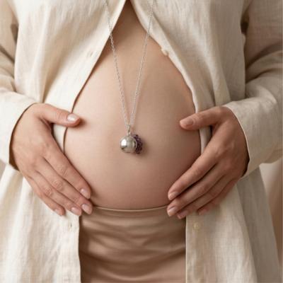 Bola de Grossesse Argent Améthyste