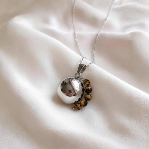 Bola de Grossesse Argent Œil de Tigre
