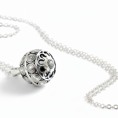 Collier Bola de Grossesse Argent Iris 2 - Loupita